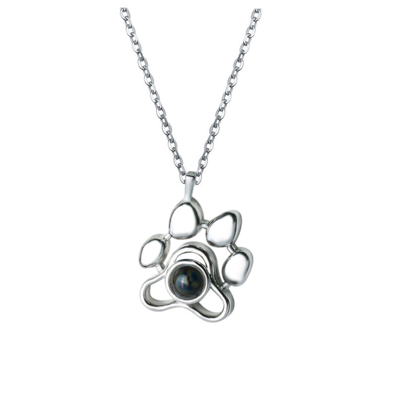Pawlace Photo Projection Necklace