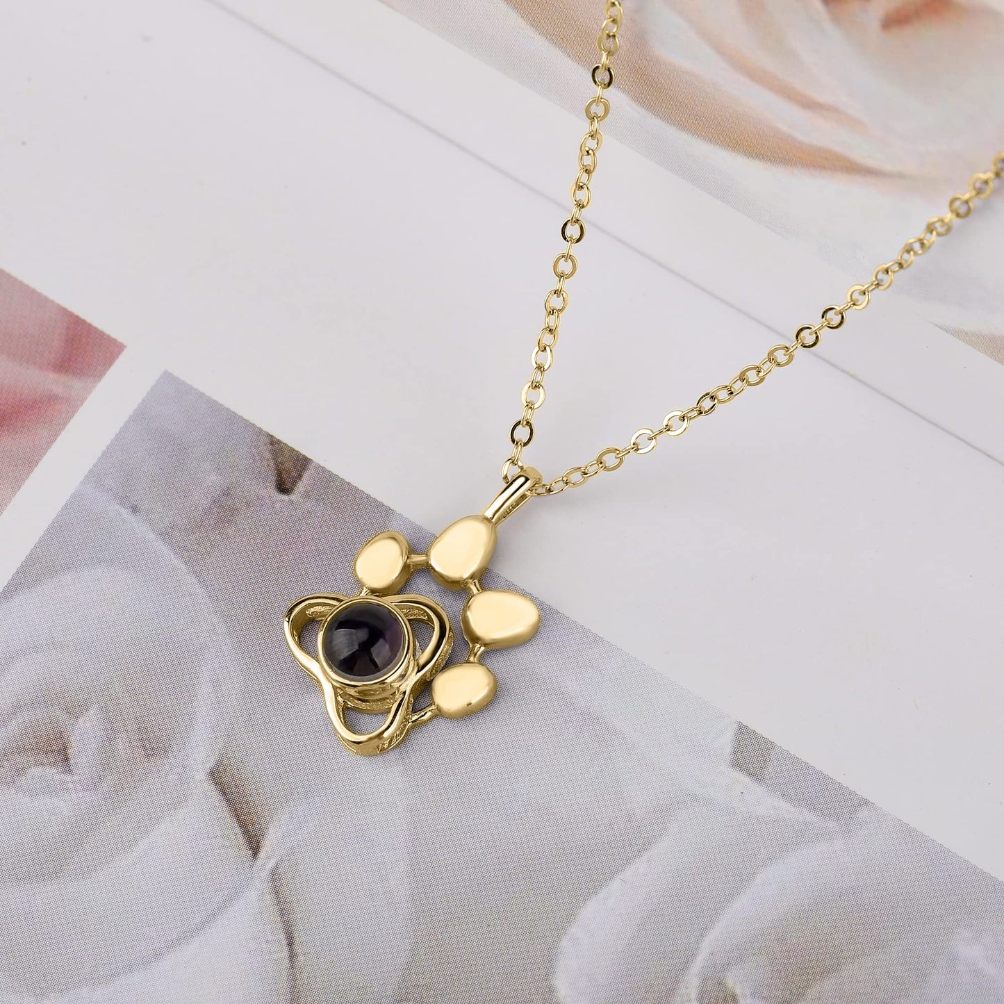 Pawlace Photo Projection Necklace