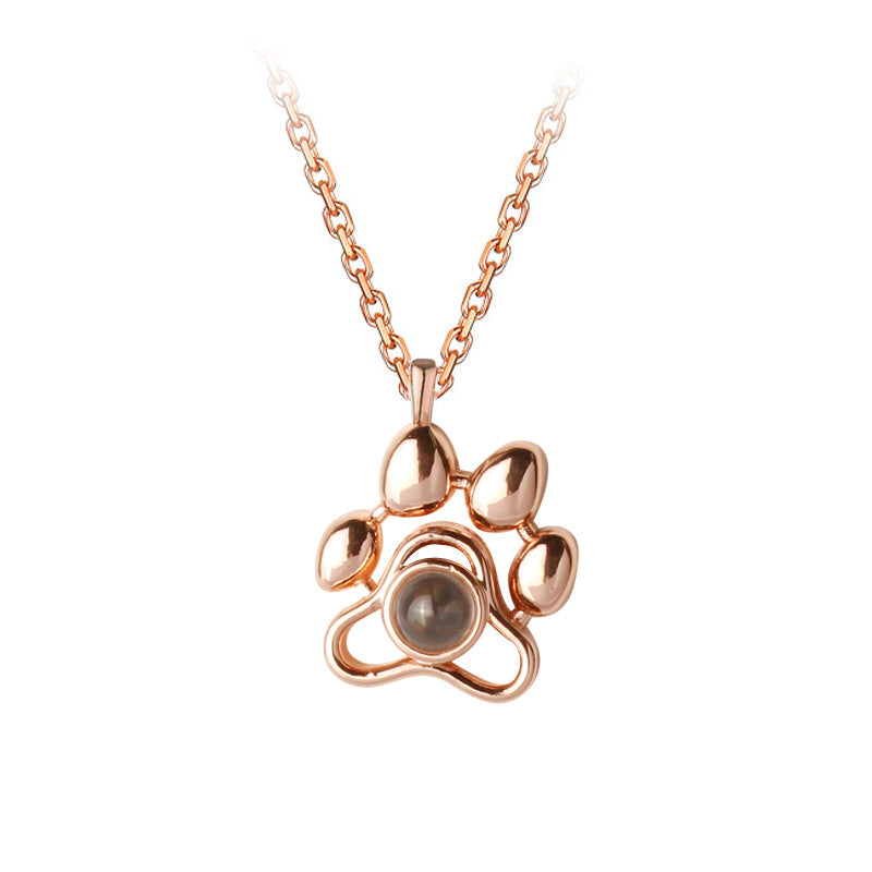 Pawlace Photo Projection Necklace
